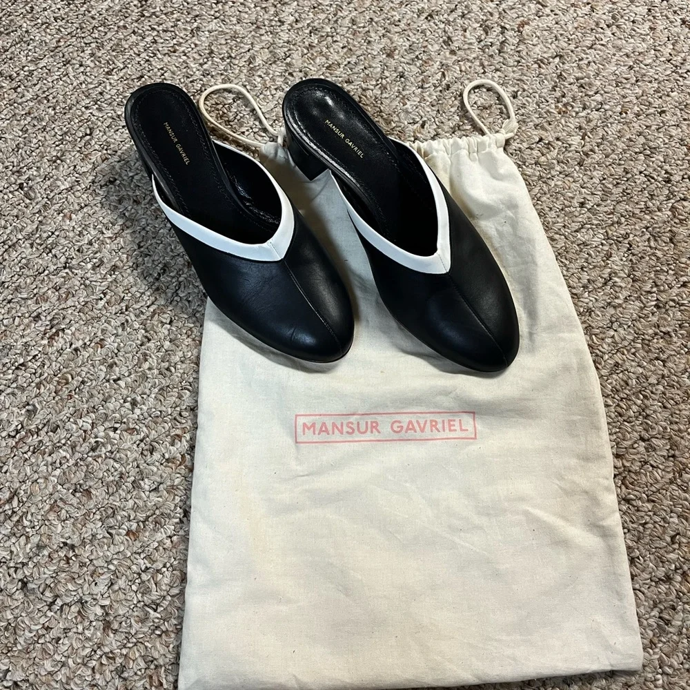 Mansur Gavriel V Slide Mule - Picture 5 of 6